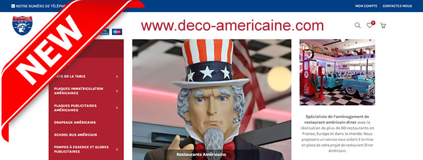 Entete Facebook nouveau site Deco Americaine